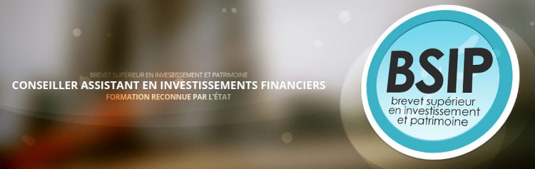 Bannière du BSIP - une formation reconnue par l'état pour les futurs conseillers assistants en investissement financiers